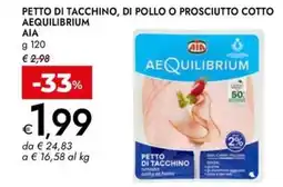 Bennet Petto di tacchino, di pollo o prosciutto cotto aequilibrium AIA offerta