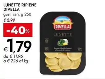 Bennet Lunette ripiene DIVELLA offerta