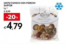 Bennet Misto funghi con porcini SARTOR offerta