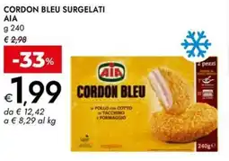 Bennet Cordon bleu surgelati AIA offerta