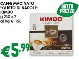 Pam Caffè macinato "gusto di napoli KIMBO offerta