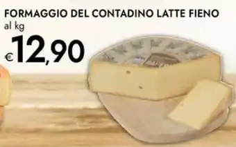 Bennet Formaggio del contadino latte fieno al kg offerta