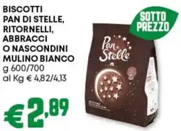 Pam Biscotti pan di stelle, ritornelli, abbracci o nascondini MULINO BIANCO offerta