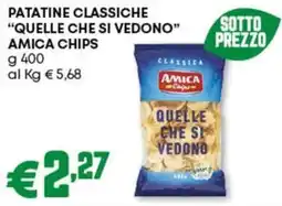 Pam Patatine classiche "quelle che si vedono" AMICA CHIPS offerta