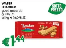 Pam Wafer LOACKER offerta