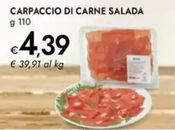 Bennet Carpaccio di carne salada offerta