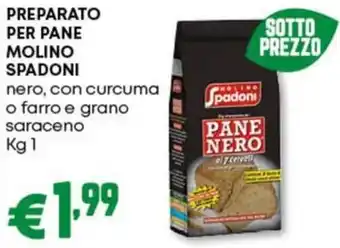 Pam Preparato per pane MOLINO PADONI offerta