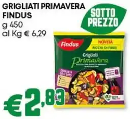 Pam Grigliati primavera FINDUS offerta