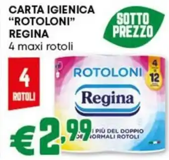 Pam Carta igienica "rotoloni" REGINA offerta