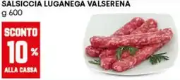 Pam Salsiccia luganega VALSERENA offerta