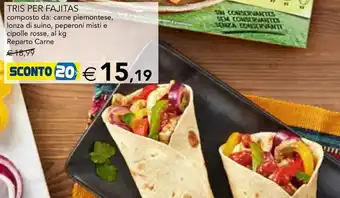 Esselunga Tris per fajitas offerta