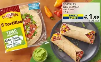 Esselunga Tortillas OLD EL PASO offerta