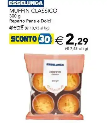 Esselunga Esselunga muffin classico offerta