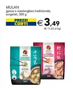 Esselunga MULAN gyoza o xiaolongbao tradizionale offerta