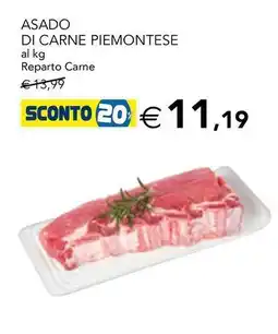 Esselunga Asado di carne piemontese offerta