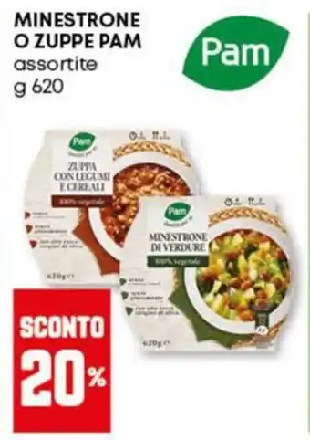 Pam Minestrone o zuppe PAM offerta