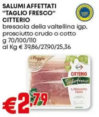 Pam Salumi affettati "taglio fresco" CITTERIO offerta