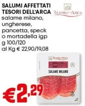 Pam Salumi affettati TESORI DELL'ARCA offerta