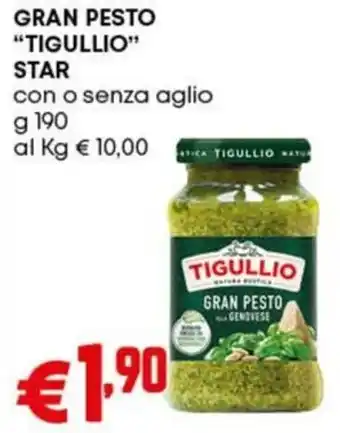 Pam Gran pesto "tigullio" STAR offerta