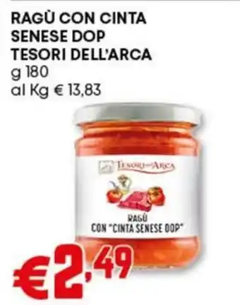 Pam Ragù con cinta senese dop TESORI DELL'ARCA offerta