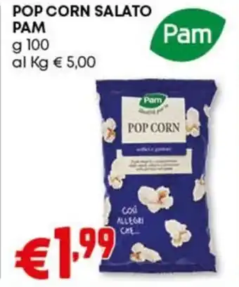 Pam Pop corn salato offerta