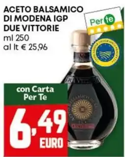 Pam Aceto balsamico di modena igp due vittorie offerta