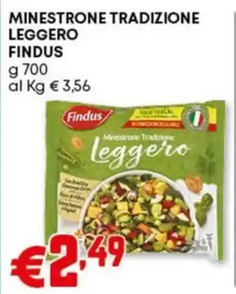 Pam Minestrone tradizione leggero FINDUS offerta