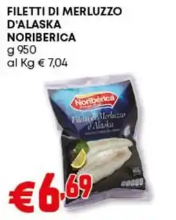 Pam Filetti di merluzzo d'alaska NORIBERICA offerta