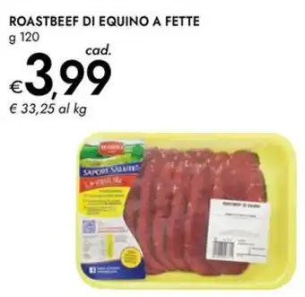 Bennet Roastbeef di equino a fette offerta