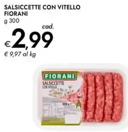 Bennet Salsiccette con vitello fiorani offerta