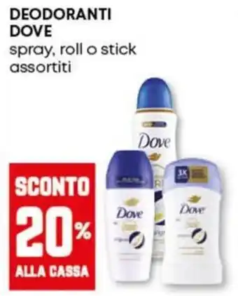 Pam Deodoranti DOVE offerta