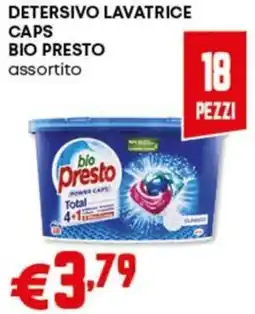 Pam Detersivo lavatrice caps BIO PRESTO offerta