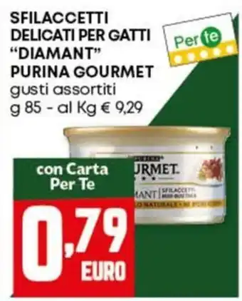 Pam Sfilaccetti delicati per gatti "diamant" PURINA GOURMET offerta