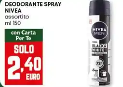 Pam Deodorante spray NIVEA offerta