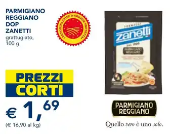 Esselunga Parmigiano reggiano dop ZANETTI offerta