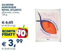 Esselunga Salmone norvegese ROYAL ATLANTIC offerta