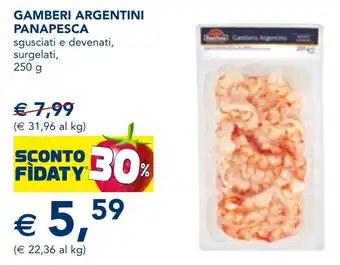 Esselunga Gamberi argentini PANAPESCA offerta