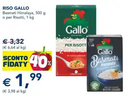 Esselunga Riso GALLO offerta