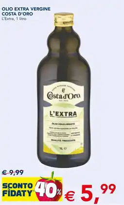 Esselunga Olio extra vergine COSTA D'ORO offerta