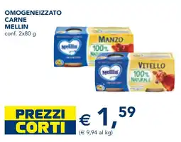 Esselunga Omogeneizzato carne MELLIN offerta