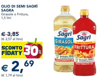 Esselunga Olio di semi sagrì SAGRA offerta