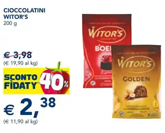 Esselunga Cioccolatini WITOR'S offerta