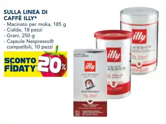 Esselunga Sulla linea di caffè ILLY offerta