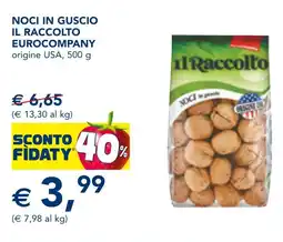 Esselunga Noci in guscio il raccolto EUROCOMPANY offerta