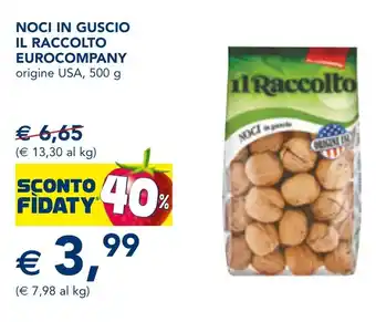 Esselunga Noci in guscio il raccolto EUROCOMPANY offerta