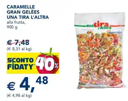 Esselunga Caramelle gran gelèes UNA TIRA L'ALTRA offerta