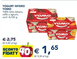 Esselunga Yogurt intero YOMO offerta