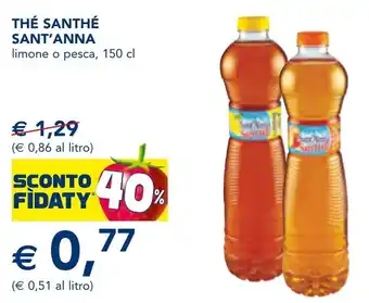 Esselunga Thé SANTHÉ SANT'ANNA offerta