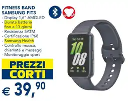 Esselunga Fitness band SAMSUNG FIT3 offerta