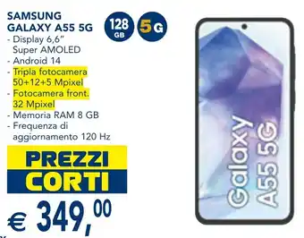 Esselunga SAMSUNG Galaxy A55 5G offerta